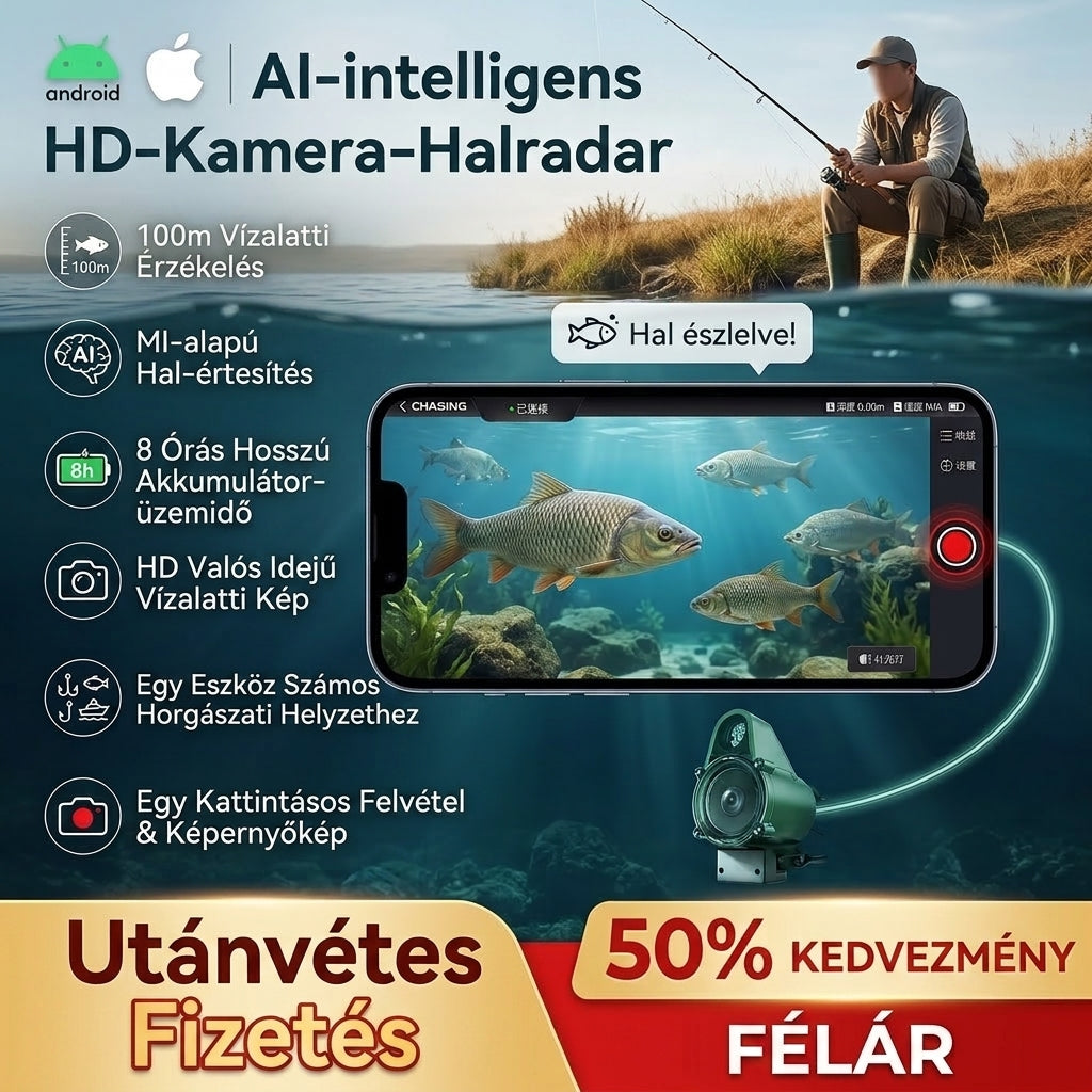 Víz Alatti Halradar Kamera Horgászathoz