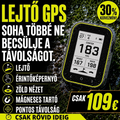 Golf GPS távolságmérő lejtőfunkcióval – Hordozható távmérő csipeszes tartóval